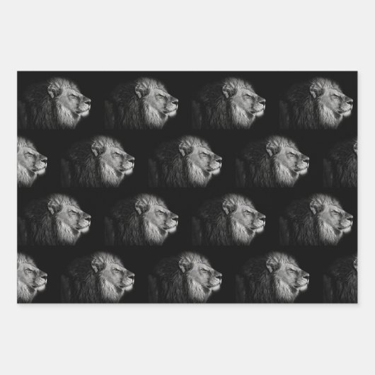 Wrapping Paper von African Lion Geschenkpapier Set (Vorderseite 3)