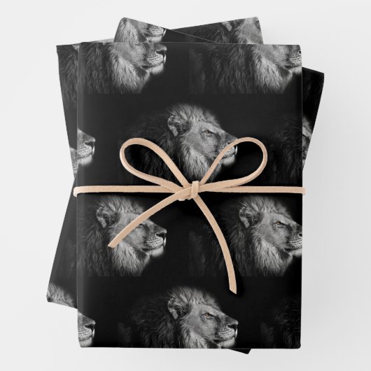 Wrapping Paper von African Lion Geschenkpapier Set (Beispiel)