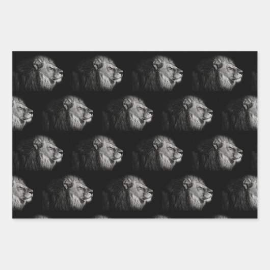 Wrapping Paper von African Lion Geschenkpapier Set (Vorderseite)