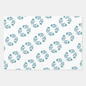 Wrapping Paper von Folksys Blume Geschenkpapier Set (Vorderseite 2)