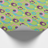 Wrapping Paper von Funky Green Circles Geschenkpapier (Ecke)