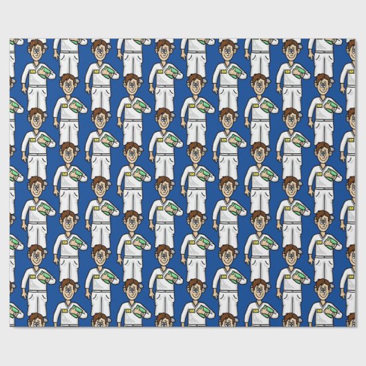 Wrapping Paper von Männern Geschenkpapier (Flach)