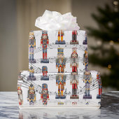 Wrapping Paper von Musical Nutcracker Soldiers Geschenkpapier