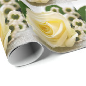 Wrapping Paper von White Rose Valentine Geschenkpapier (Rolleneckpunkt)