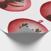 Wrapping Paper Watercolor Hirsch, Weihnachten Geschenkpapier (Ecke)