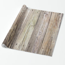 Wrapping Paper (Weathered Wood Boards)