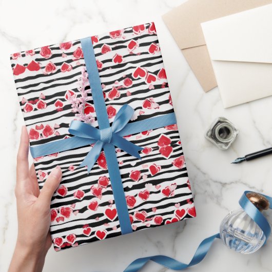 Wrapping Paper "Wilde Liebe Valentinstag" Geschenkpapier (Schenken)