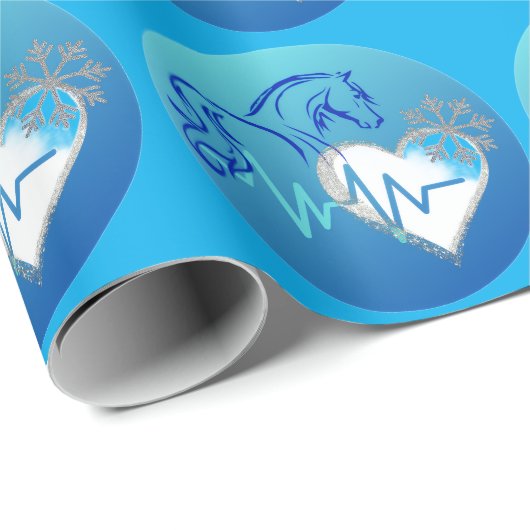 Wrapping Paper Winter Logo  Geschenkpapier (Rolleneckpunkt)