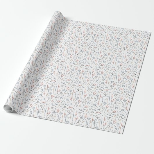 Wrapping Paper - Winter Pattern Geschenkpapier (Ungerollt)