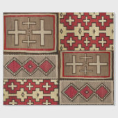 wrapping paper with navajo rug motif geschenkpapier (Flach)