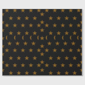 Wrapping paper with Stars Geschenkpapier (Flach)