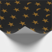 Wrapping paper with Stars Geschenkpapier (Ecke)