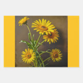 Wrapping Paper (Yellow Daisies) Geschenkpapier Set (Vorderseite 3)