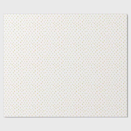 Wrapping Paper - Yellow Dots Geschenkpapier (Flach)