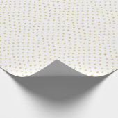 Wrapping Paper - Yellow Dots Geschenkpapier (Ecke)