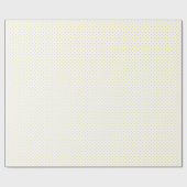 Wrapping Paper - Yellow Dots Pattern Geschenkpapier (Flach)