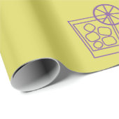 Wrapping paper  Yellow glass Geschenkpapier (Rolleneckpunkt)