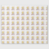 Wrapping Paper zu Ostergnomen Geschenkpapier (Flach)