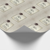 Wrapping Paper zum 50. Jahrestag der Hochzeit Geschenkpapier (Ecke)
