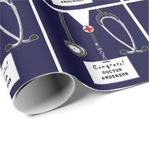 Wrapping Paper zum Abschluss von Medizinschulen