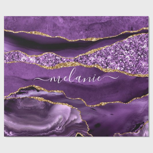 Wrapping Paper zum Wrapping-Individuelle Name aus Geschenkpapier (Flach)