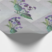 Wrapping Paper zur Blume von Violett Geschenkpapier (Ecke)