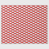 Wrapping Paper zur Flagge Singapurs Geschenkpapier (Flach)