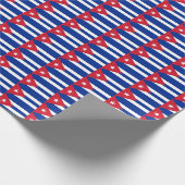 Wrapping Paper zur kubanischen Flagge Geschenkpapier (Ecke)