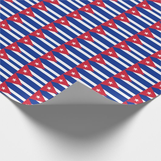 Wrapping Paper zur kubanischen Flagge Geschenkpapier (Ecke)
