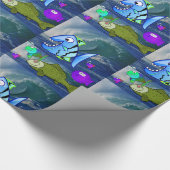 Wrapping Papier Fish Geschenkpapier (Ecke)