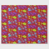 Wrapping Papier Fish Geschenkpapier (Flach)