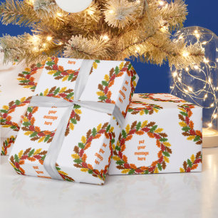 Wrapping-Papier für den Fall des Erntedanks Geschenkpapier
