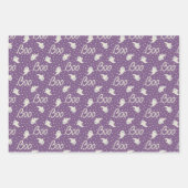 Wrapping-Papier für Halloween mit Geistermuster Geschenkpapier Set (Vorderseite 3)