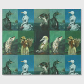 Wrapping-Papier für Nautische Kreatur Geschenkpapier (Flach)