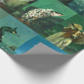 Wrapping-Papier für Nautische Kreatur Geschenkpapier (Ecke)