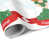 Wrapping-Papier Geschenkpapier (Rolleneckpunkt)