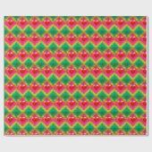 Wrapping Papier. Psychedelia Herz Design giftwrap. Geschenkpapier (Flach)