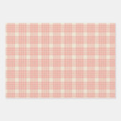 Wrapping retro gingham paper for Christmas Geschenkpapier Set (Vorderseite)