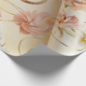 Wrapping Sheet für Hochzeiten und Verlobungen Geschenkpapier (Ecke)