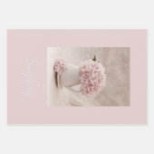 Wrapping Sht. Qty 3 einfache Hydrangeas in Rosa Geschenkpapier Set (Vorderseite)