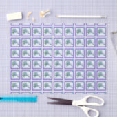 Wrapping Tissue - ALASKA - Gerahmtes Symbol Seidenpapier (Handwerk)
