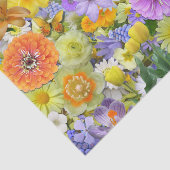 Wrapping Tissue - Blume und Schmetterlinge Seidenpapier (Ausschnitt)