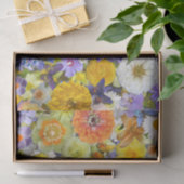 Wrapping Tissue - Blume und Schmetterlinge Seidenpapier (Geschenk)