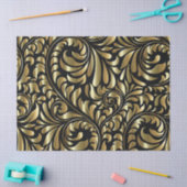 Wrapping Tissue - Drama in Schwarz und Gold Seidenpapier (Basteln)