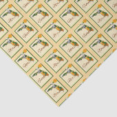 Wrapping Tissue - FLORIDA - Gerahmtes Symbol Seidenpapier (Ausschnitt)