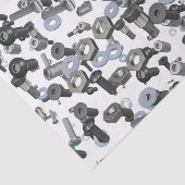 Wrapping Tissue - Nuts and Bolzen Seidenpapier (Ausschnitt)