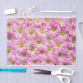 Wrapping Tissue - Pink Gerbera Daisies Seidenpapier (Handwerk)