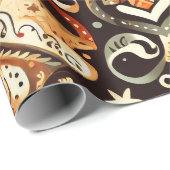 Wrapping with Christmas Motifs n11 Geschenkpapier (Rolleneckpunkt)