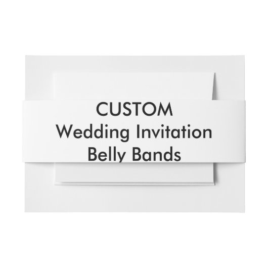 Wraps zum Hochzeitseinladen Einladungsbanderole (Vorderseite Beispiel)