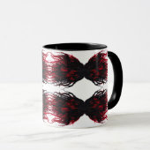 Wrath Abstract 7 Deadly Sins Alcohol Ink Art Tasse (VorderseiteRechts)
